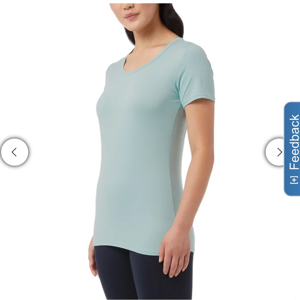 ✨ 32 Degrees Women's Light Green Short Sleeve Lightweight T-Shirt Medium LNWOT!✨